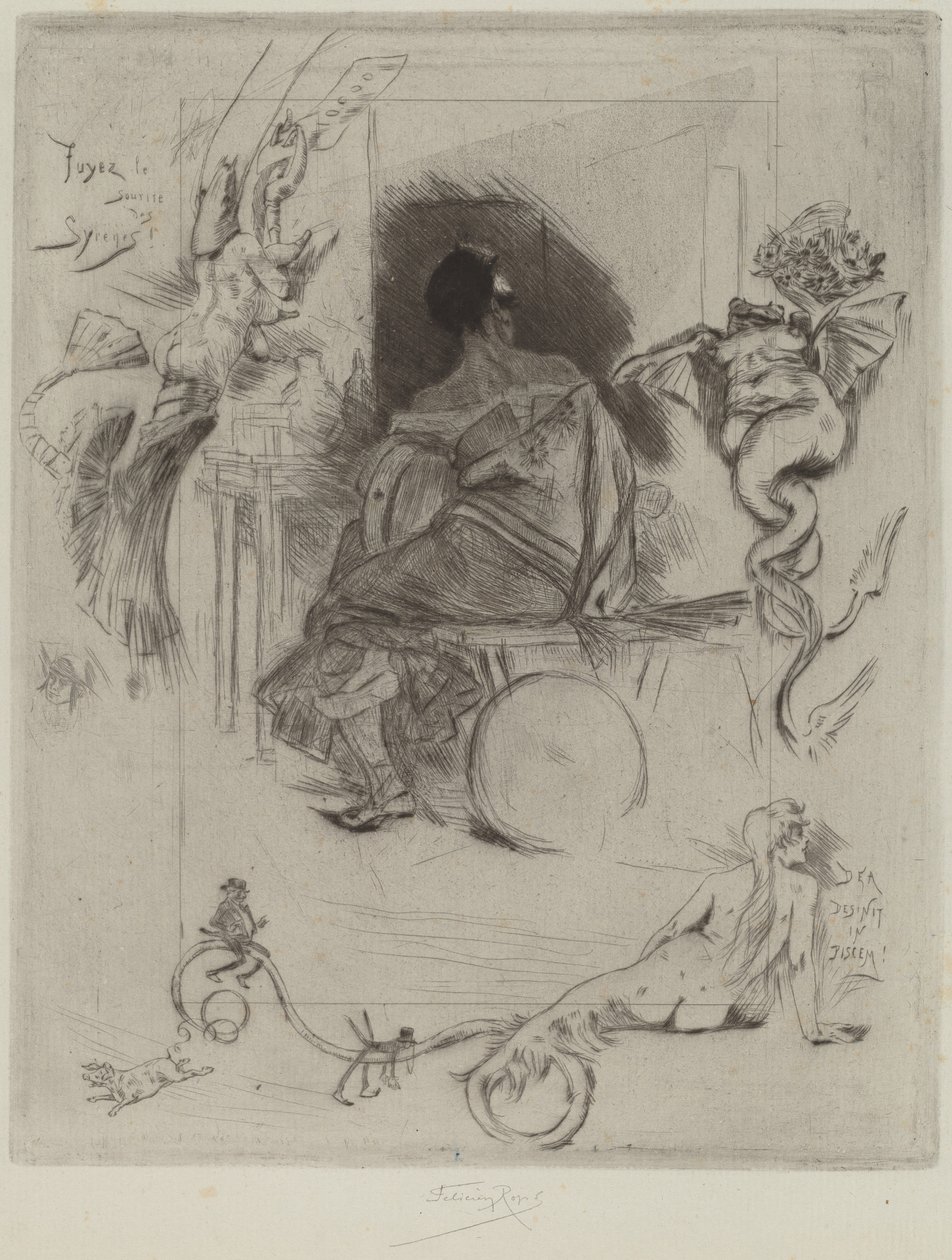 La Última Maja de Félicien Rops