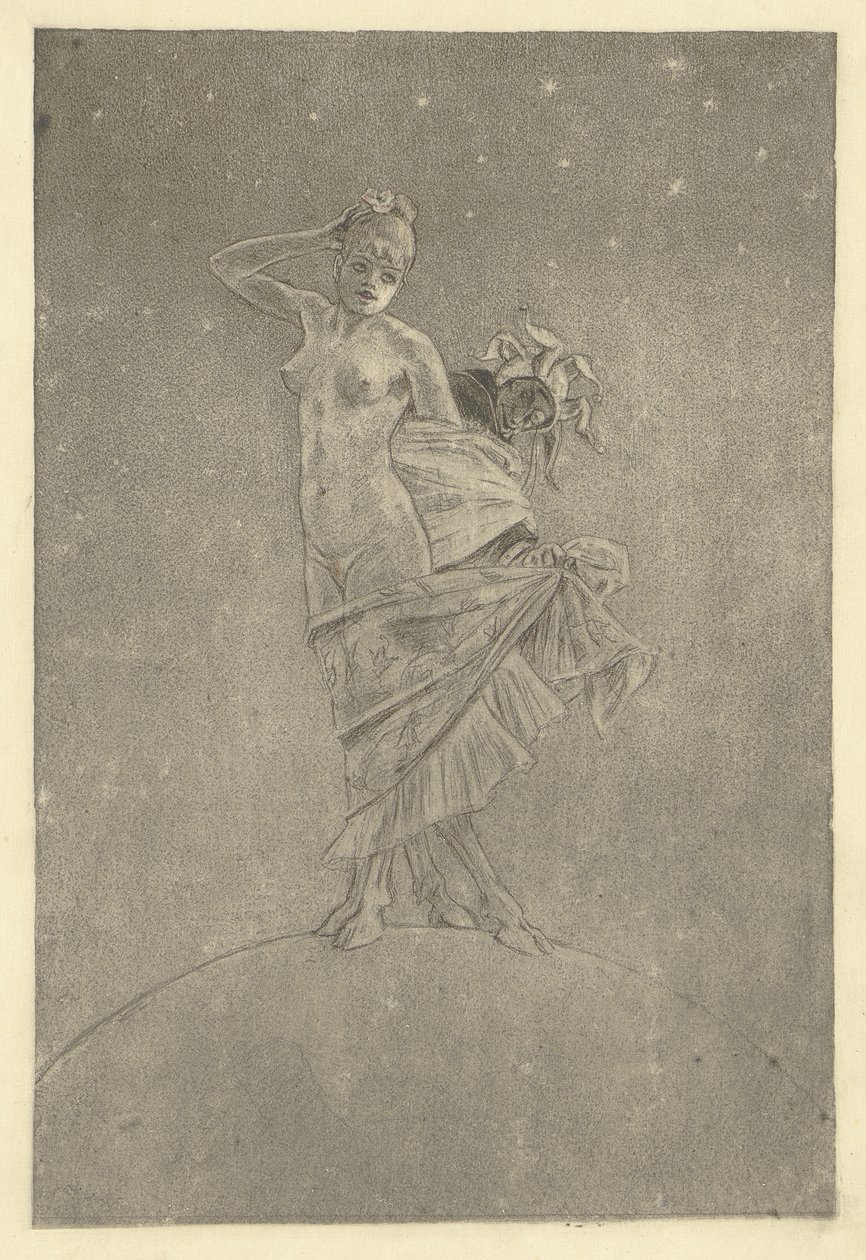 La prostitución y la locura dominan el mundo [Documento ilustrado]. de Félicien Rops