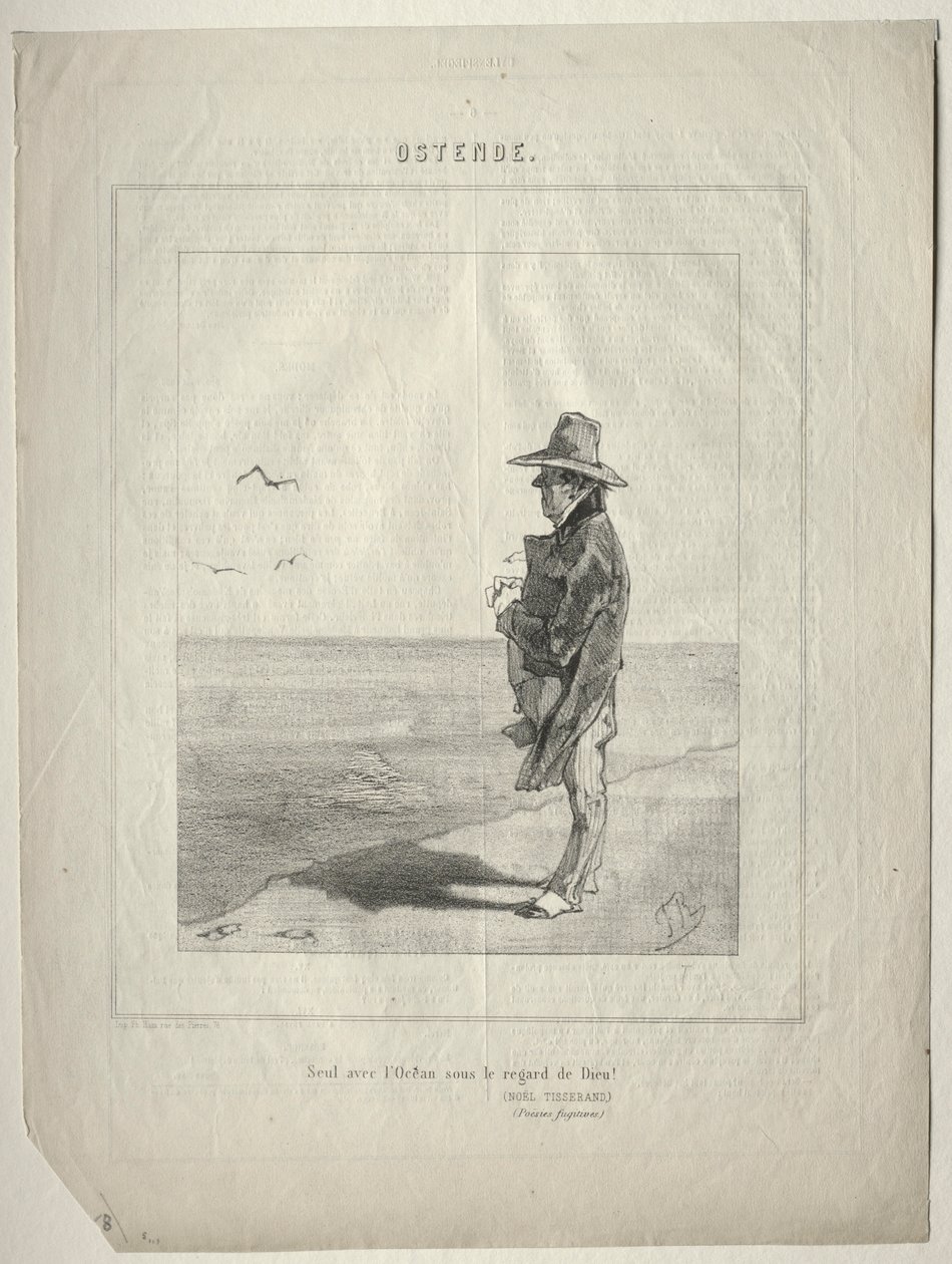 Ostende. Solo con el océano bajo la mirada de Dios! de Félicien Rops