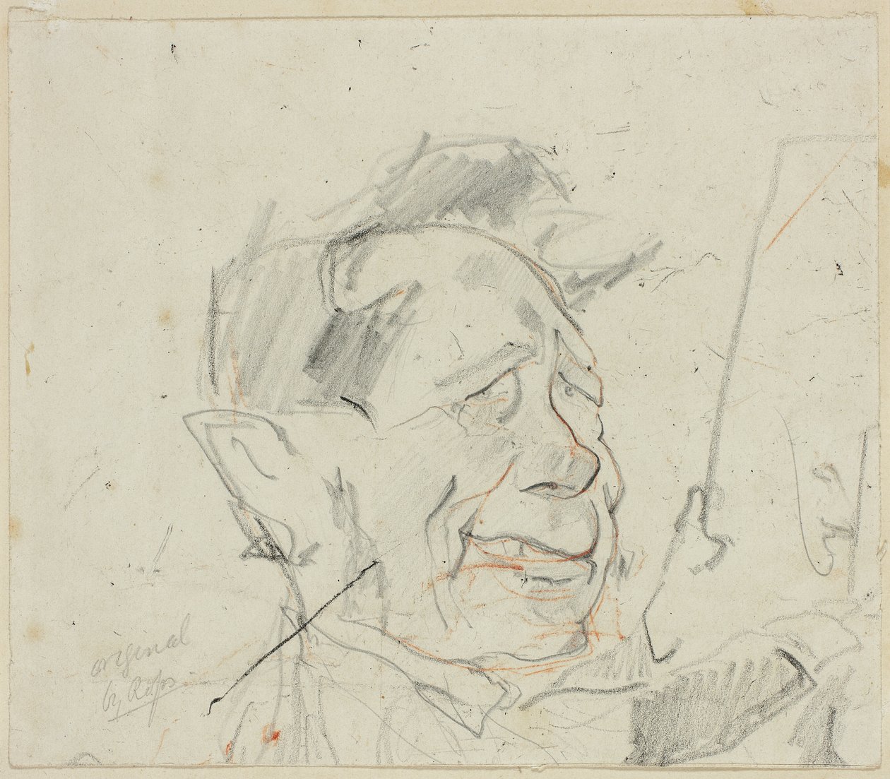 Boceto de Ferdinand Marinus de Félicien Rops