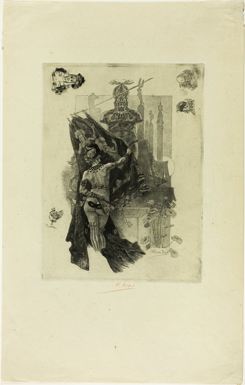 La modestia de Sodoma de Félicien Rops