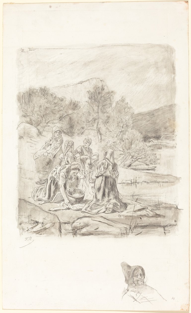 Lavanderas de Félicien Rops