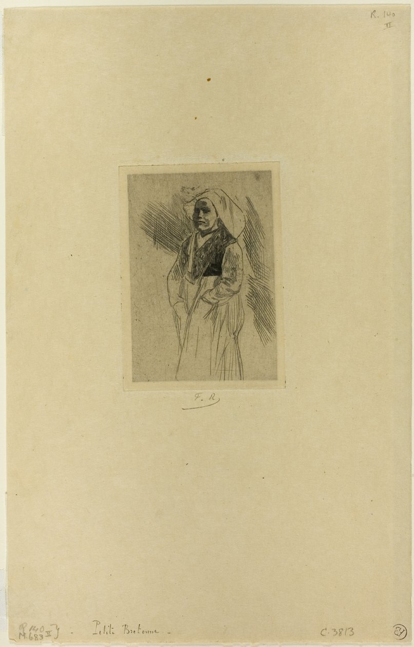 Joven bretona de Félicien Rops