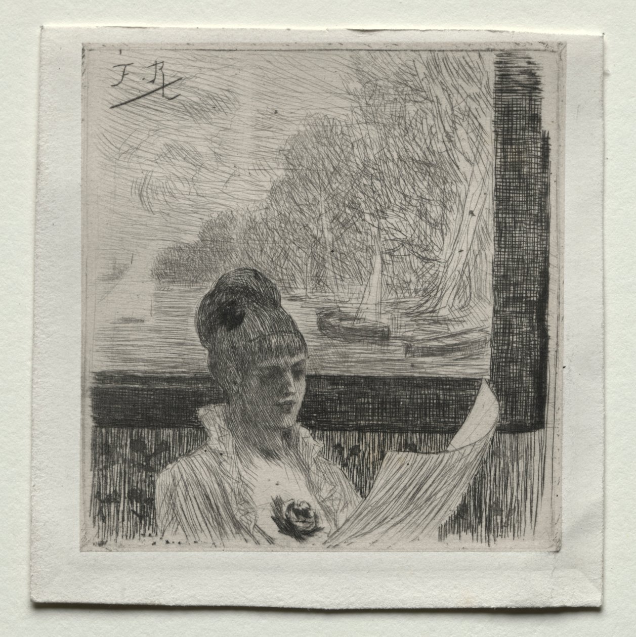 Joven mujer de Félicien Rops