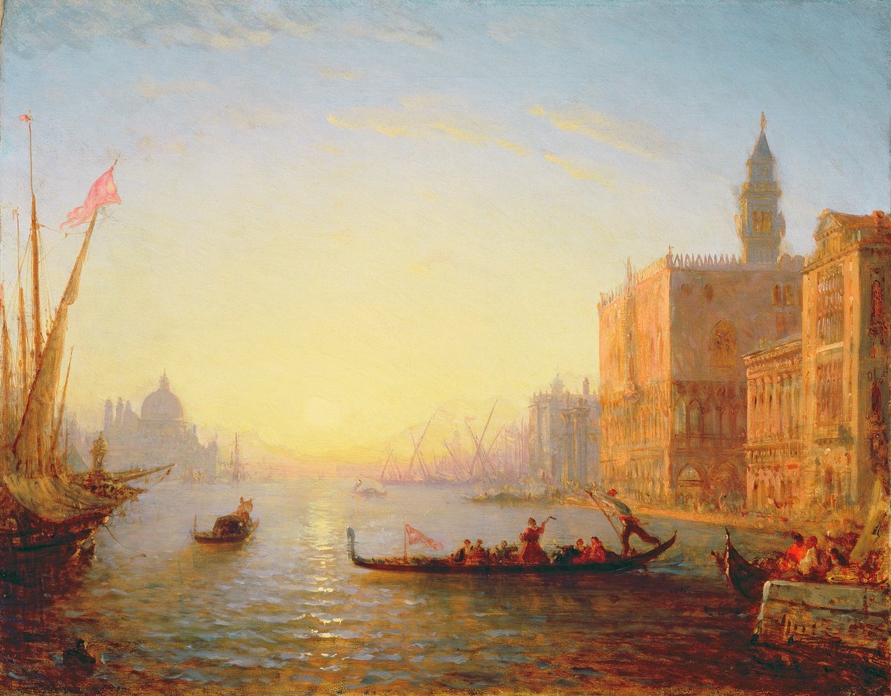 Venecia, atardecer de Félix Ziem