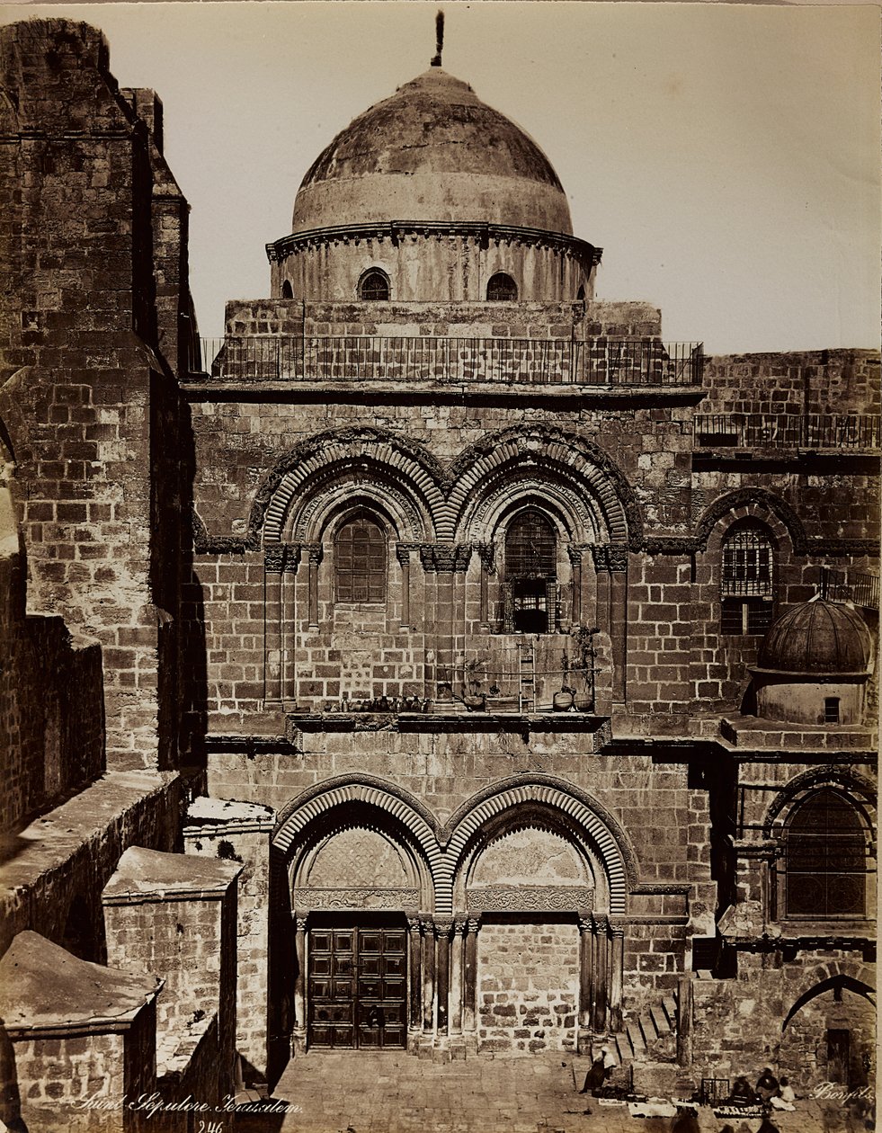Álbum Palestina 1887: la basílica del Santo Sepulcro en Jerusalén de Félix Bonfils