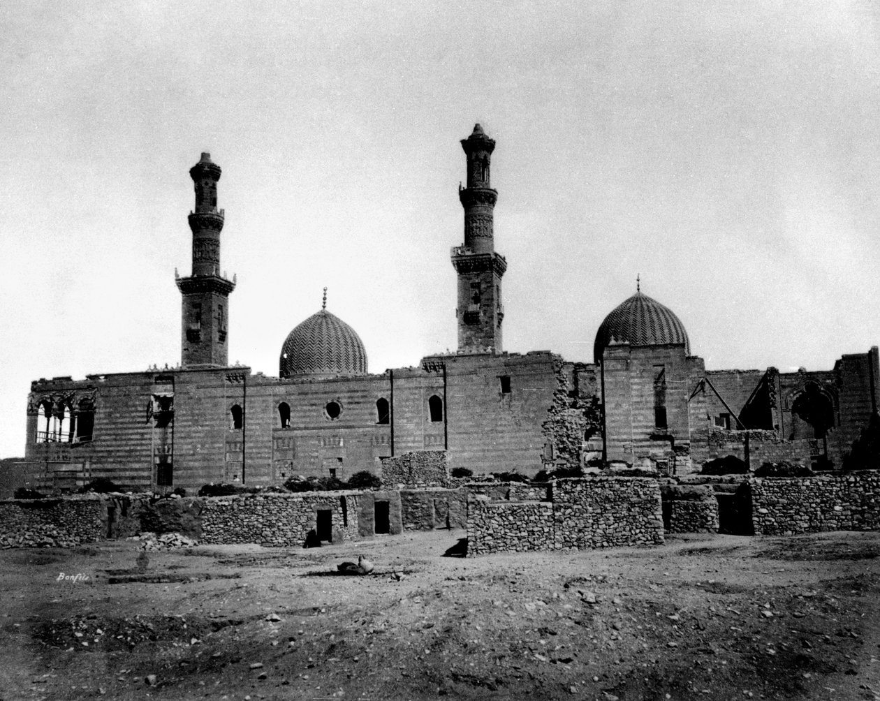 Mezquita del Sultán Barquq, El Cairo, Egipto, 1878 de Félix Bonfils