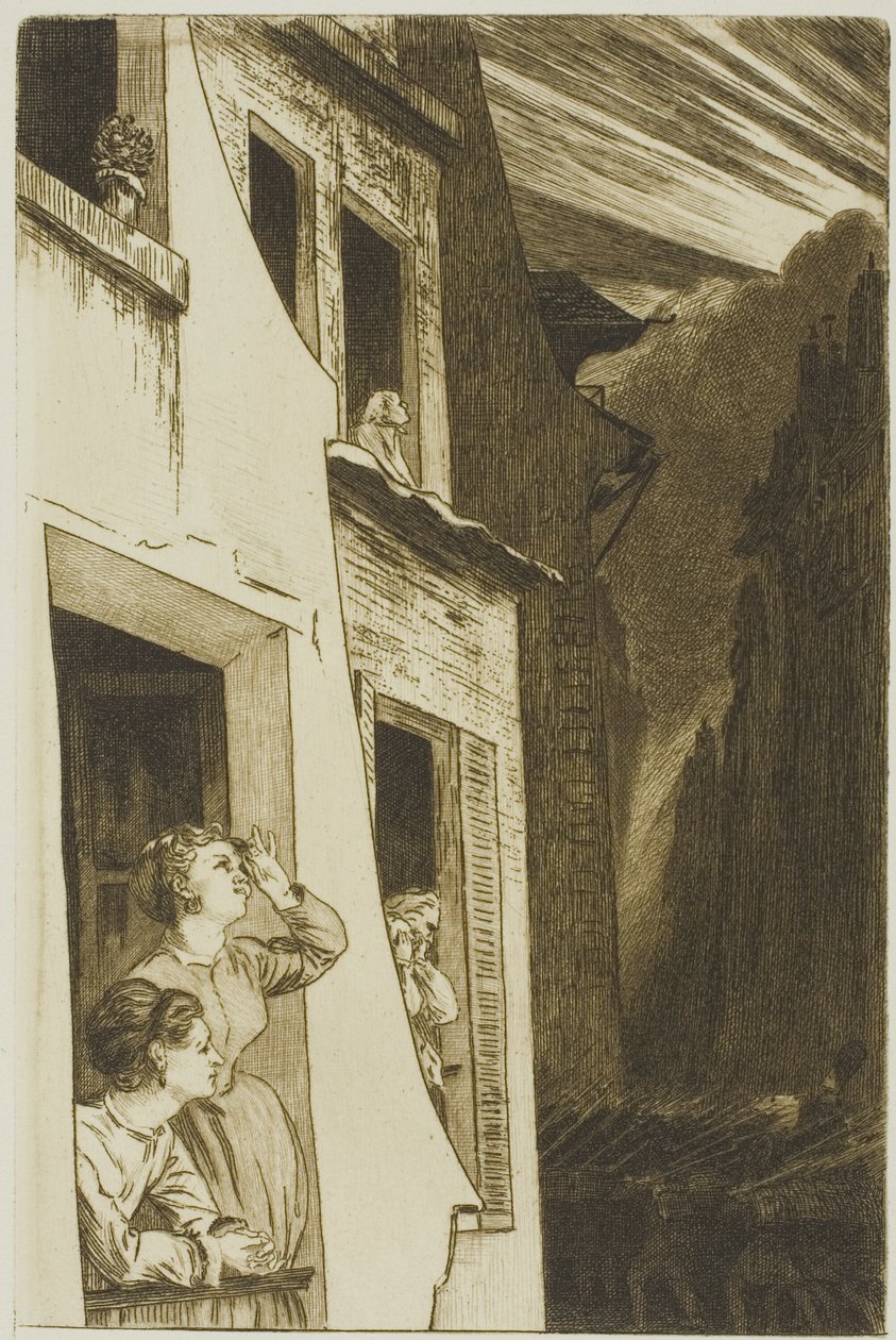 El Eclipse de Félix Henri Bracquemond