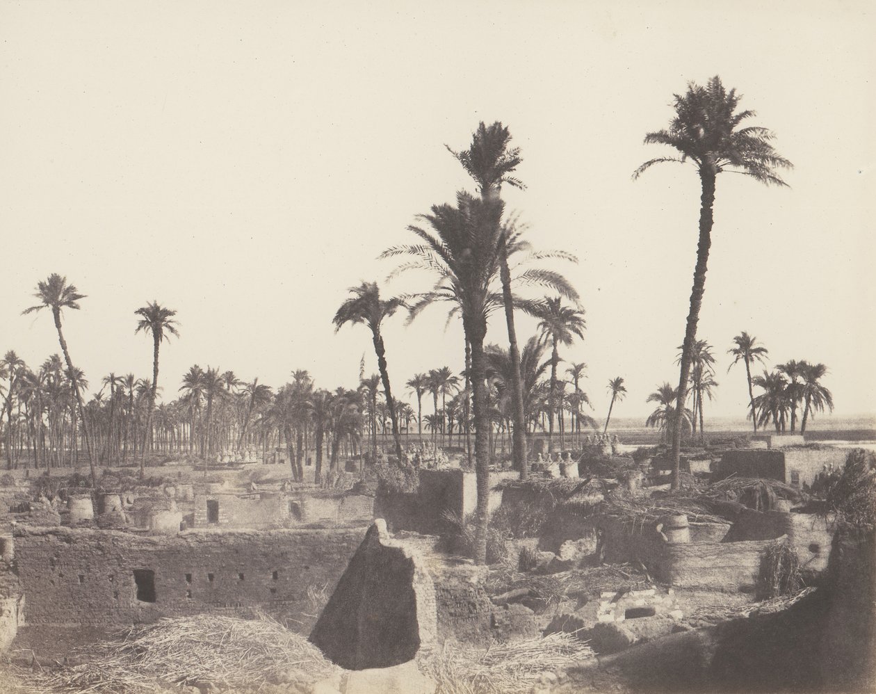 Abâziz, Interior de un pueblo árabe de Félix Teynard