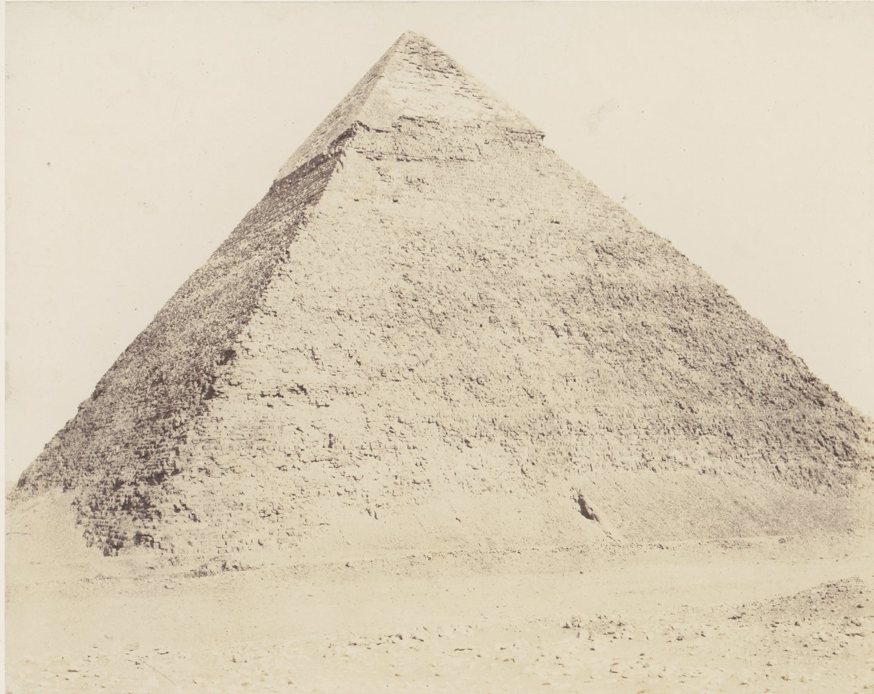 Necrópolis de Memphis, Pirámide de Kefrén, Djizeh de Félix Teynard