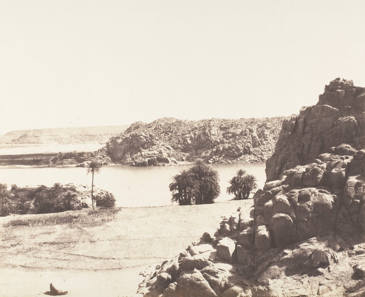 Tâfah, Rocas Graníticas en las orillas del Nilo de Félix Teynard
