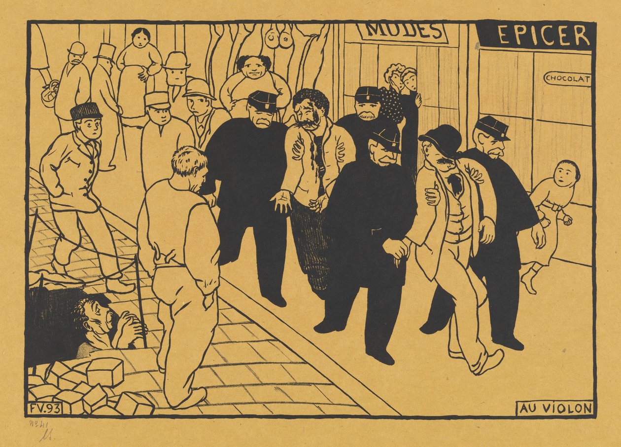 Al violín de Félix Vallotton