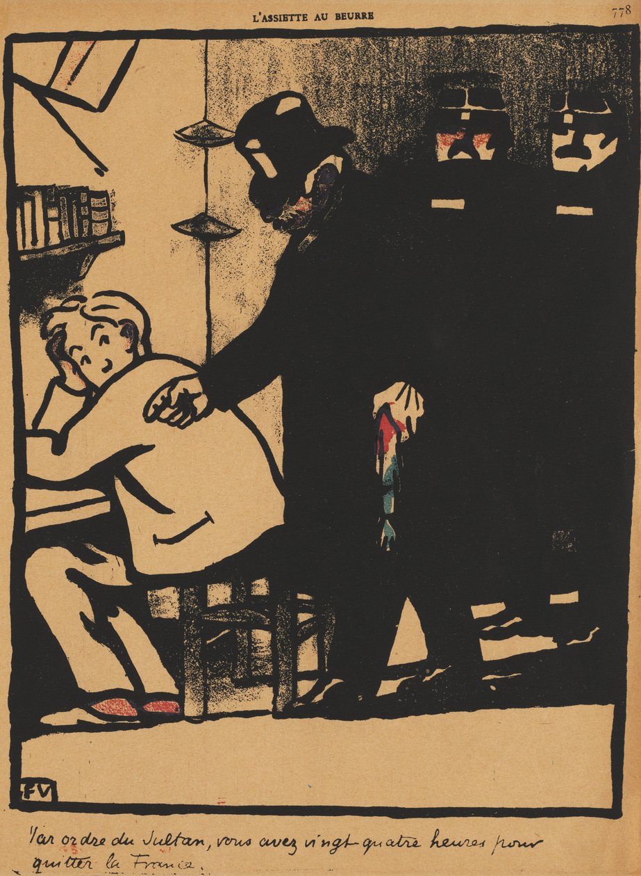 Crímenes y Castigos XXI, 778: Por orden del Sultán de Félix Vallotton