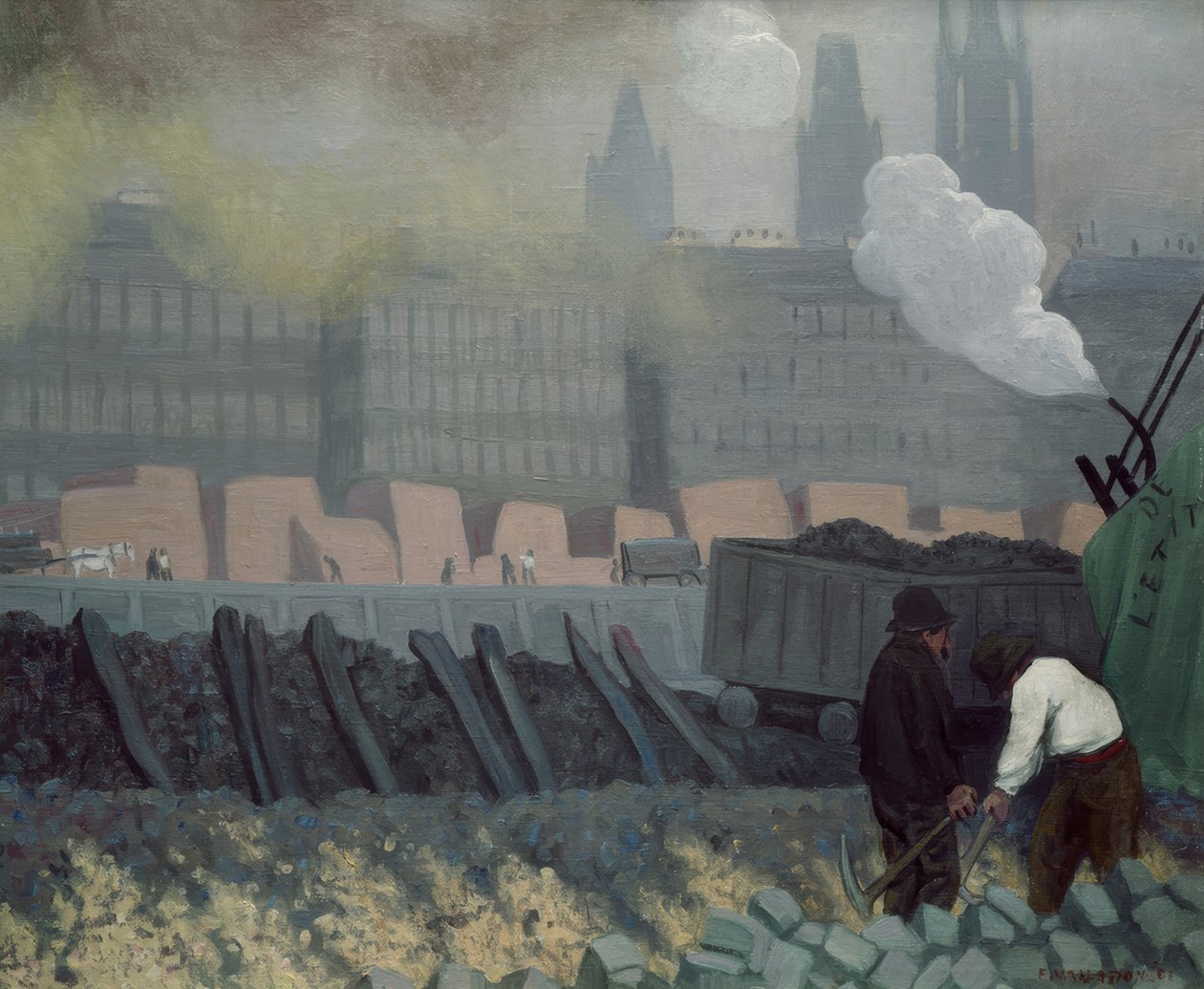 El puerto de Ruán de Félix Vallotton