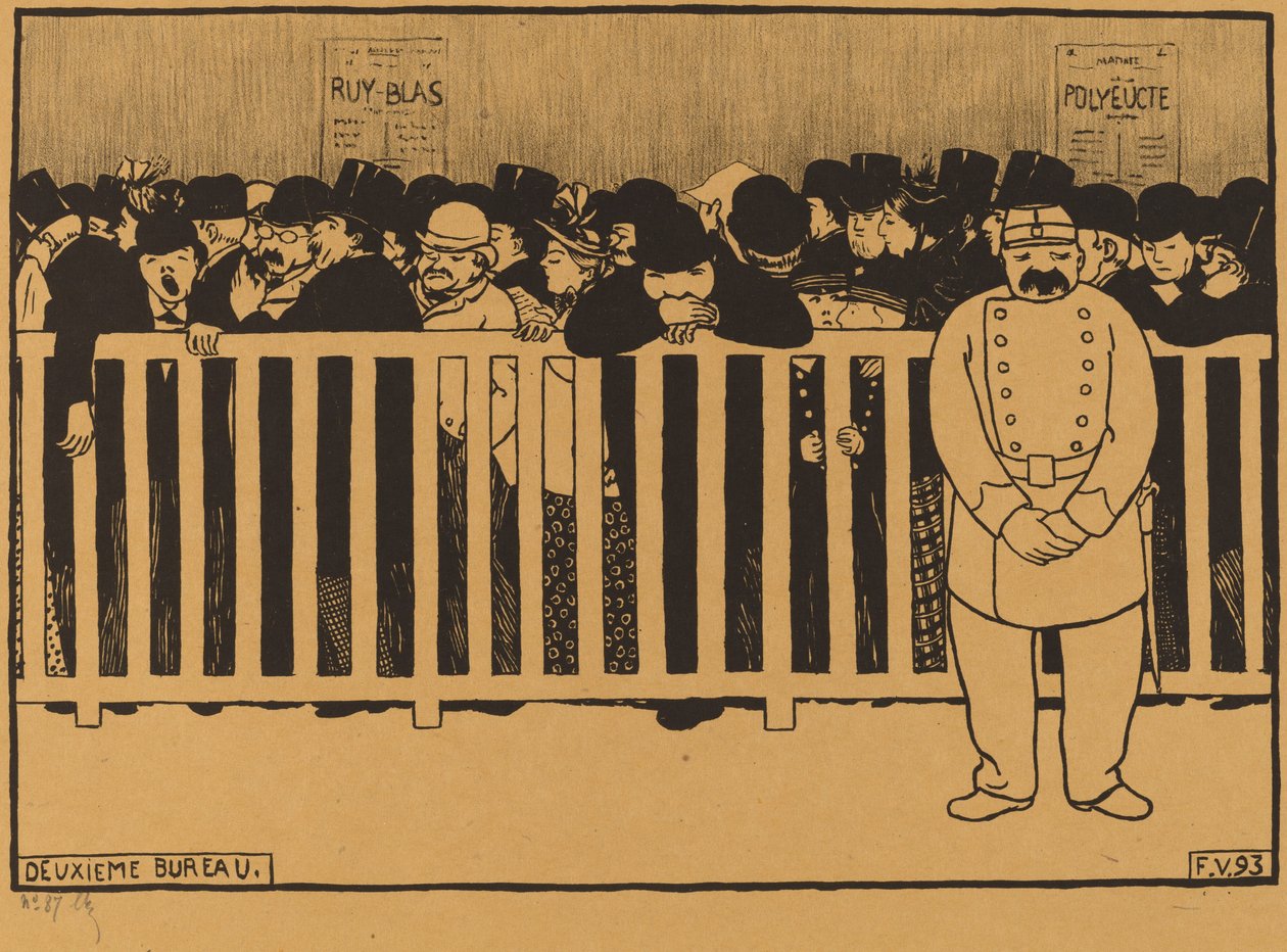 Deuxieme Bureau de Félix Vallotton