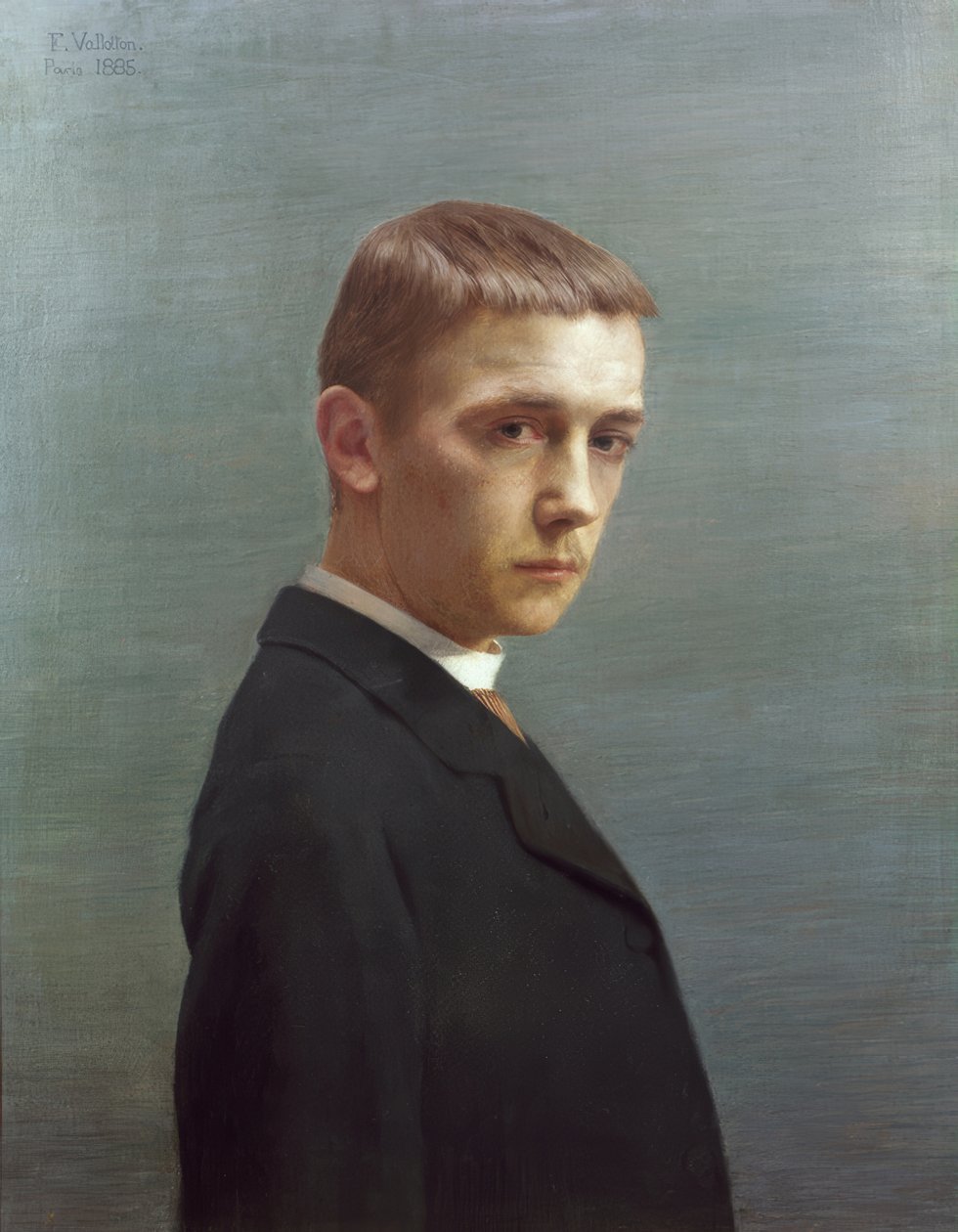 Autorretrato de Félix Vallotton a los veinte años de Félix Vallotton