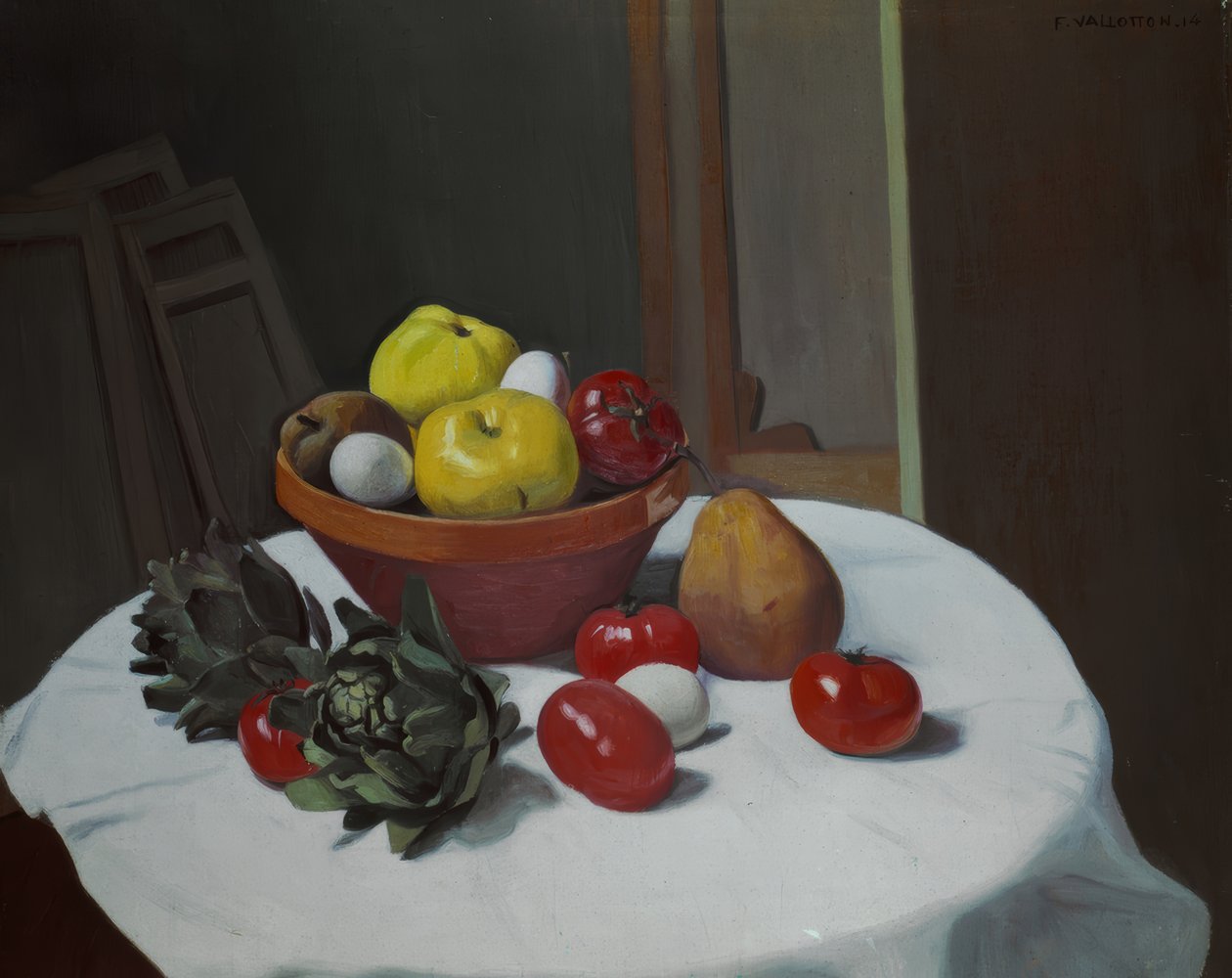 Naturaleza muerta (tomates) de Félix Vallotton