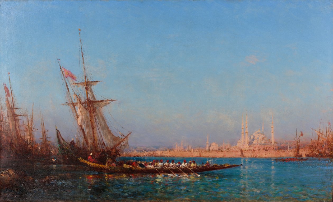Vista de Estambul de Félix Ziem