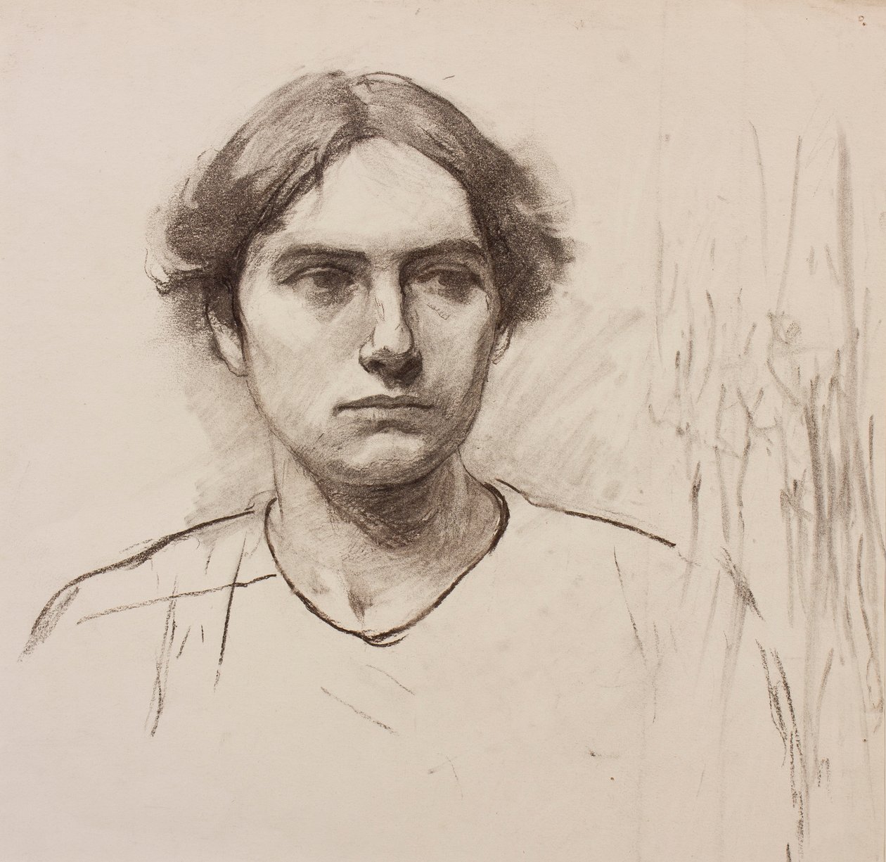 Cabeza de un modelo de escuela de arte, c.1900 de Florence Eleanor Shepard