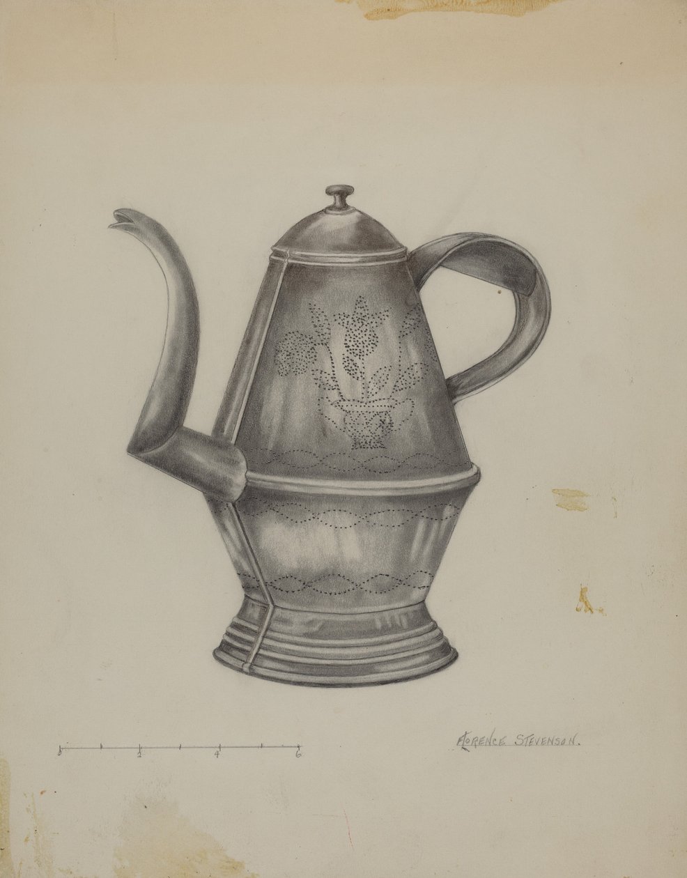 Cafetera alemana de Pa. de Florence Stevenson