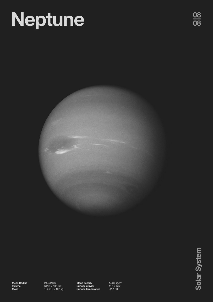 Neptuno : Planetas Mínimos Datas, 2023 (digital) de Florent Bodart