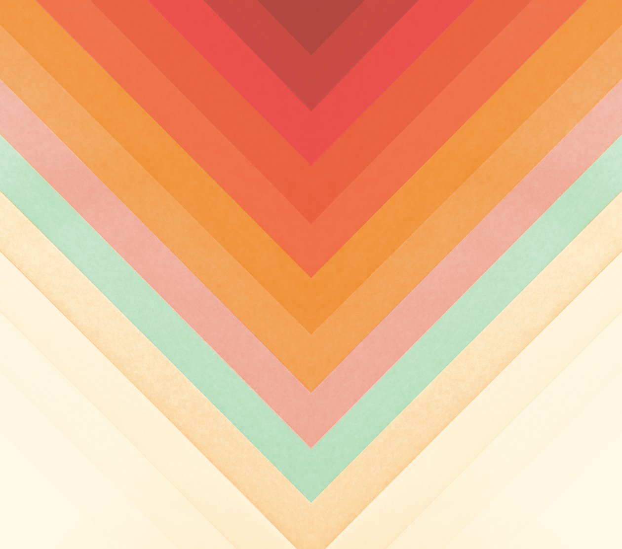 Arco iris Chevrons, 2020 (digital) de Florent Bodart