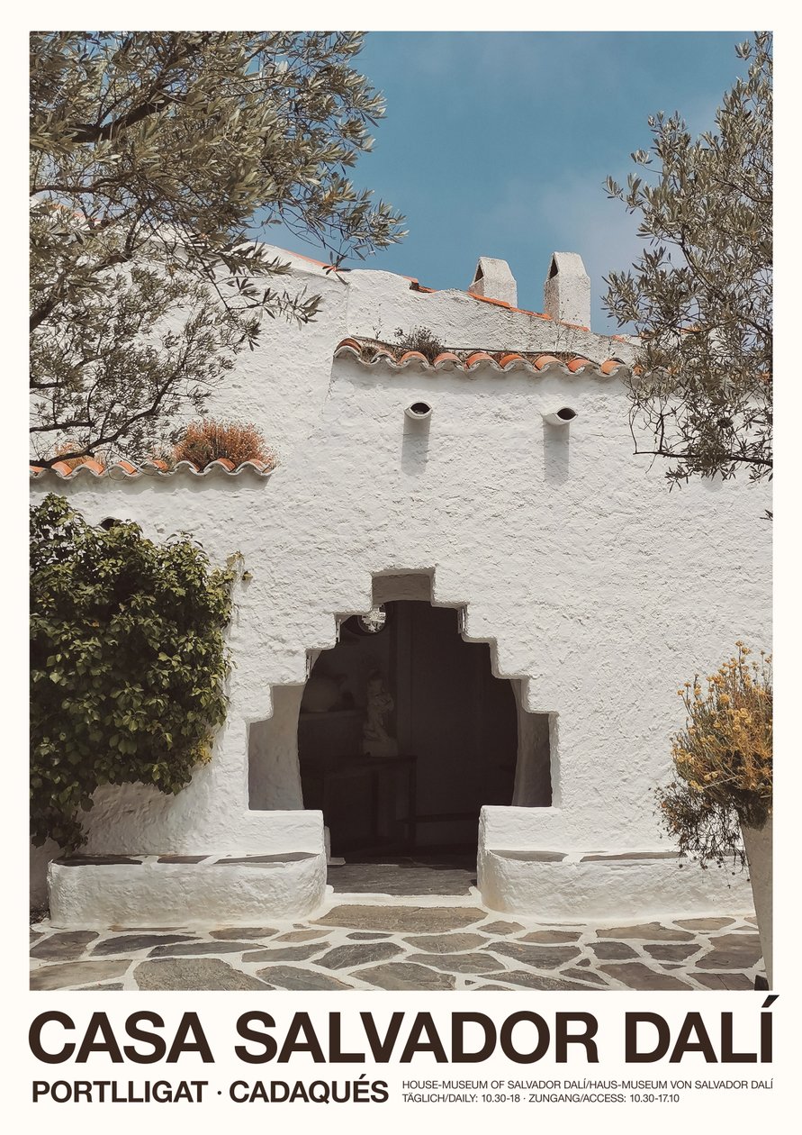 Puerta cuadrada - Casa Salvador Dalí, 2023 (foto) de Florent Bodart