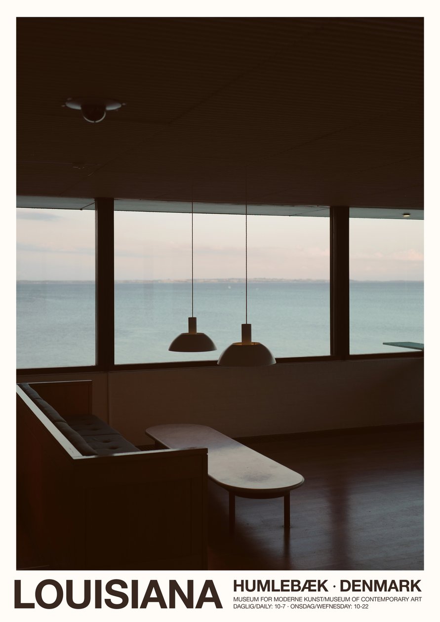 Vista sobre el mar - Museo de Luisiana, 2023 (foto) de Florent Bodart