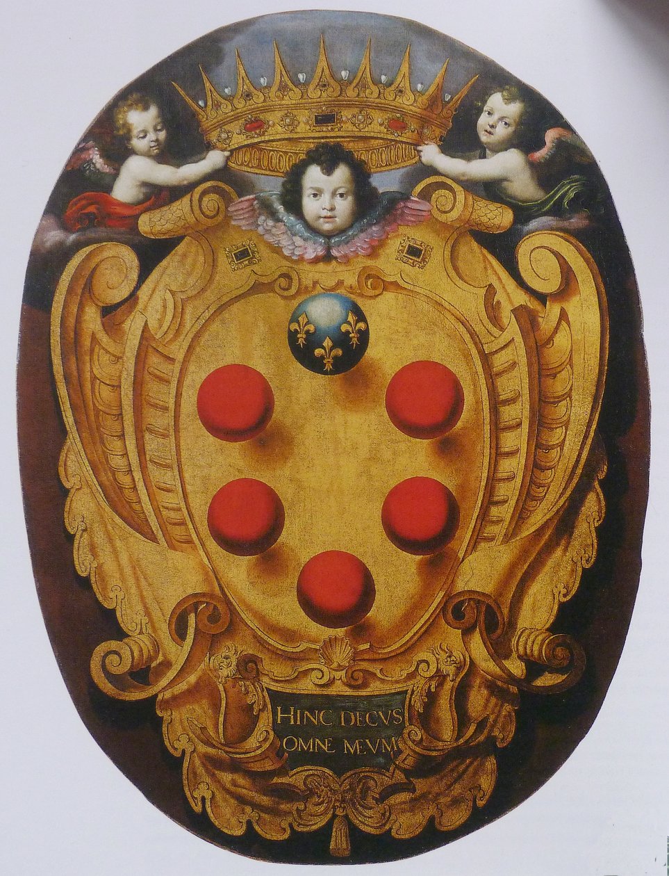 Gran escudo con las armas de los Médicis de Florentine School