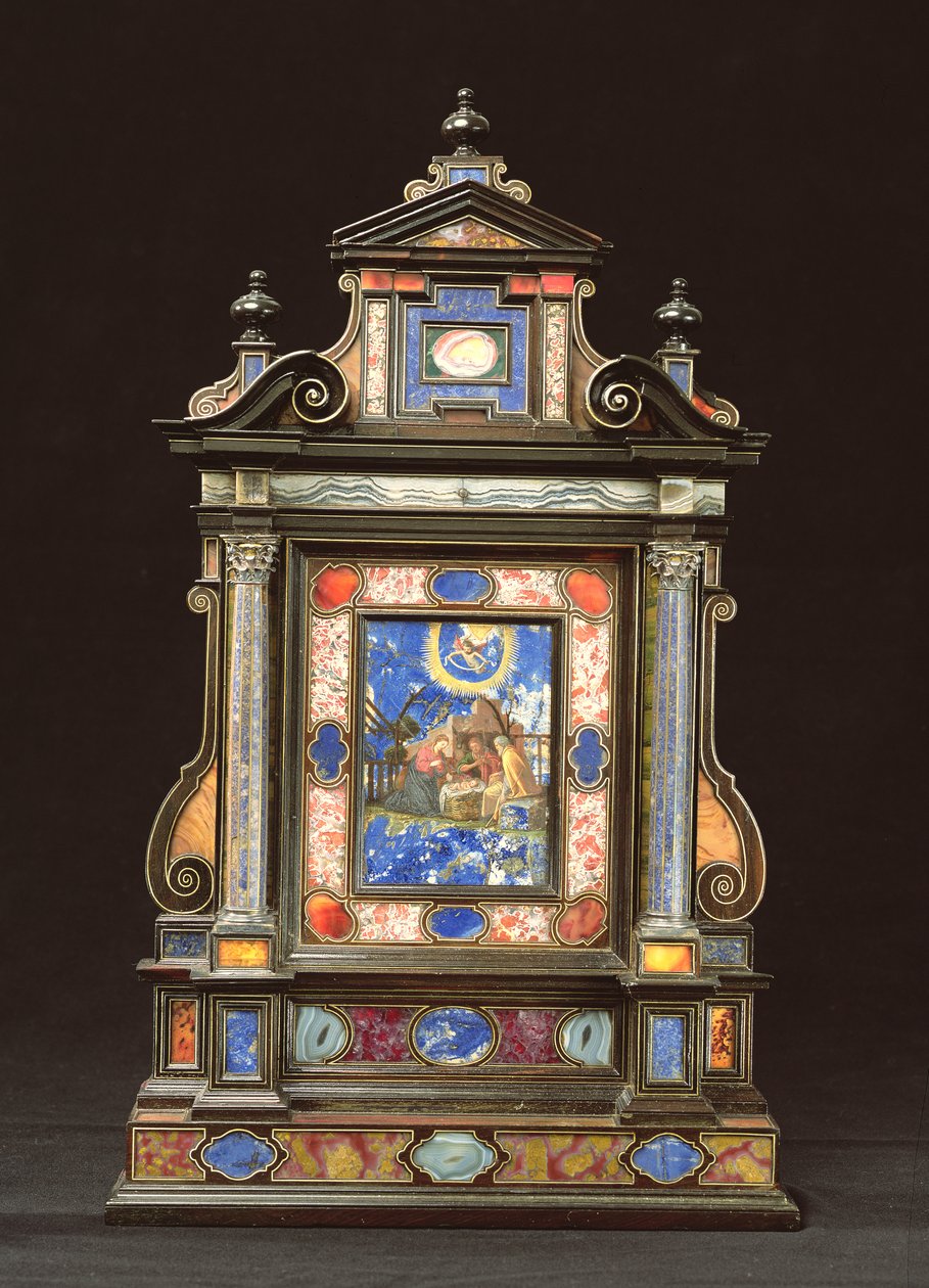 Altar portátil, con la Natividad, Florentino de Florentine School