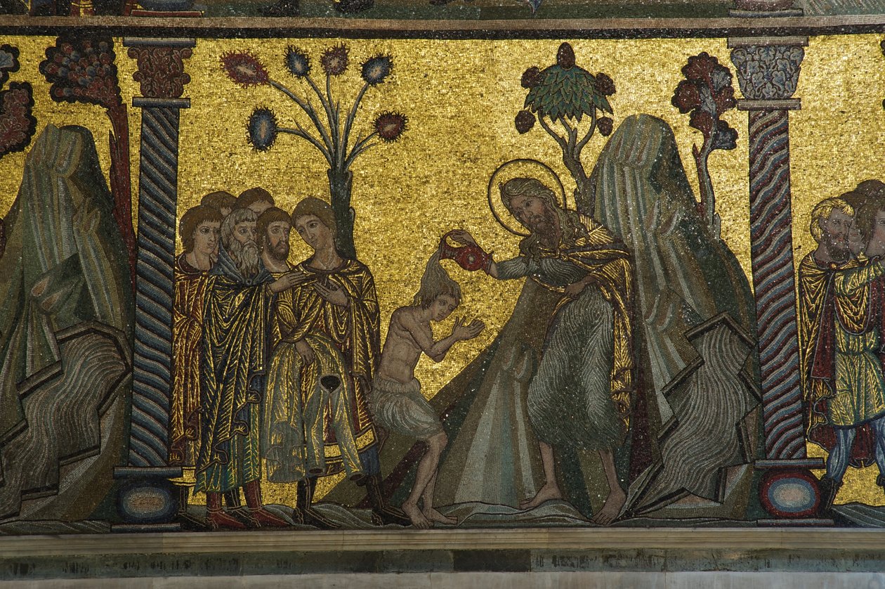 El Bautismo de Cristo de Florentine School