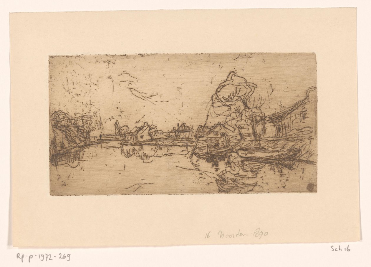 Vista del río con figuras en una barca
Norte (título original) de Floris Verster