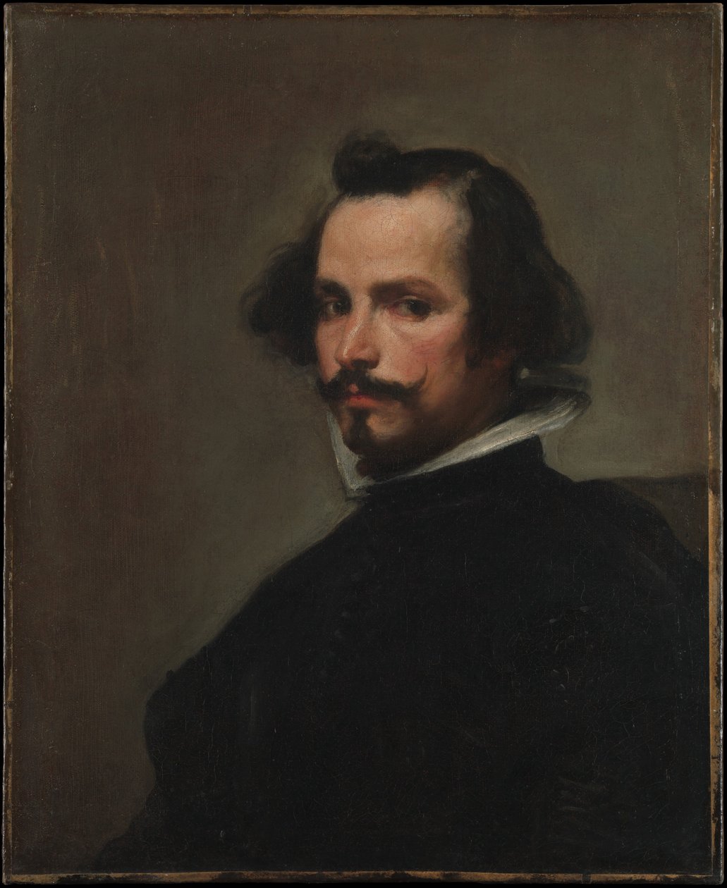 Retrato de hombre de Follower of Diego Velázque