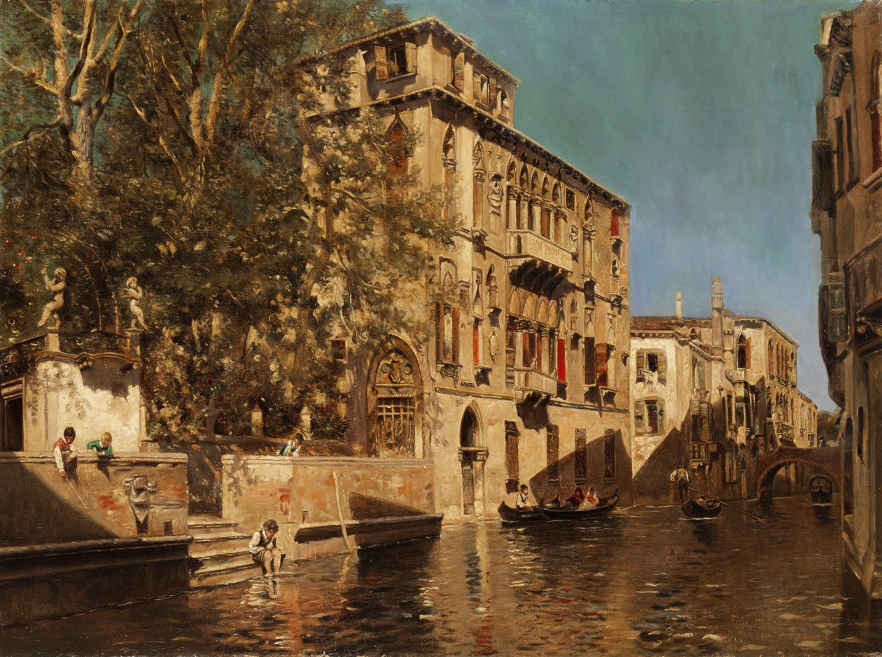 Palacio en Venecia de Follower of Martin Rico