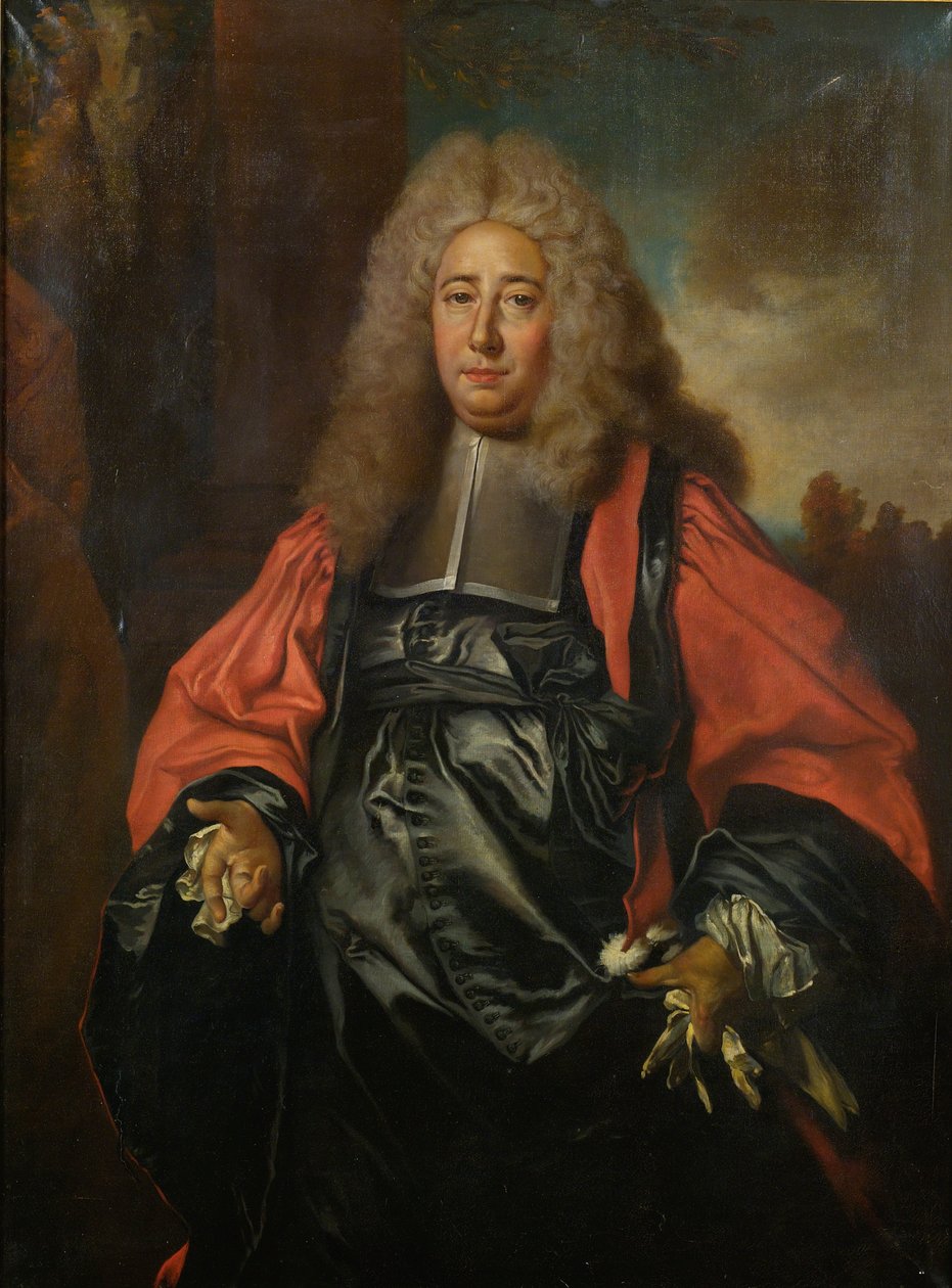 Retrato de un juez francés de Follower of Nicolas de Largillière