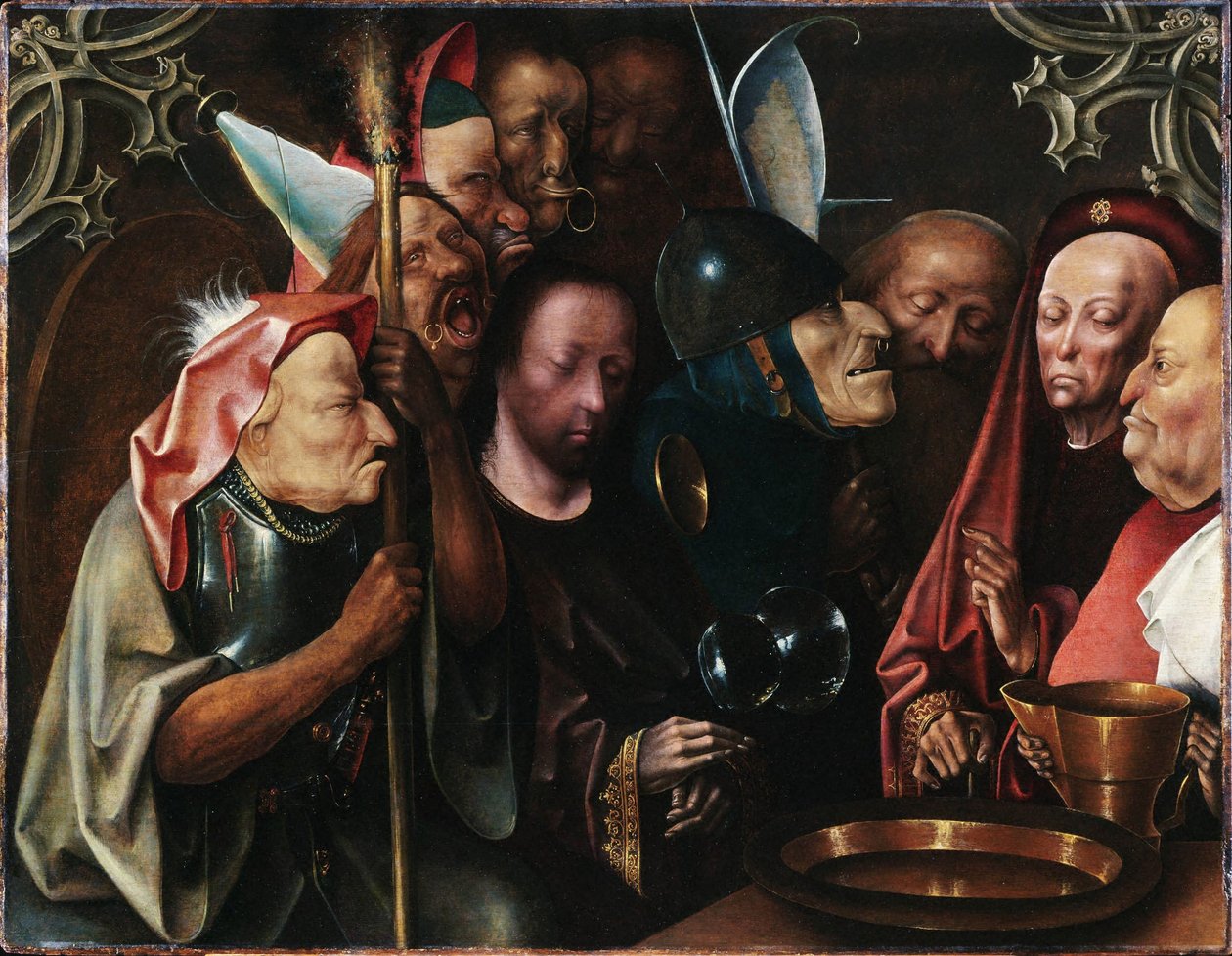 Cristo ante Poncio Pilato de Follower of Hieronymus Bosch