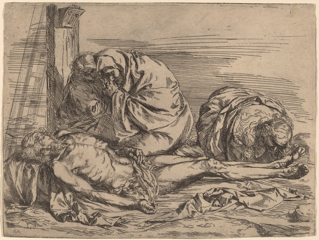 La lamentación de Follower of Jusepe de Ribera
