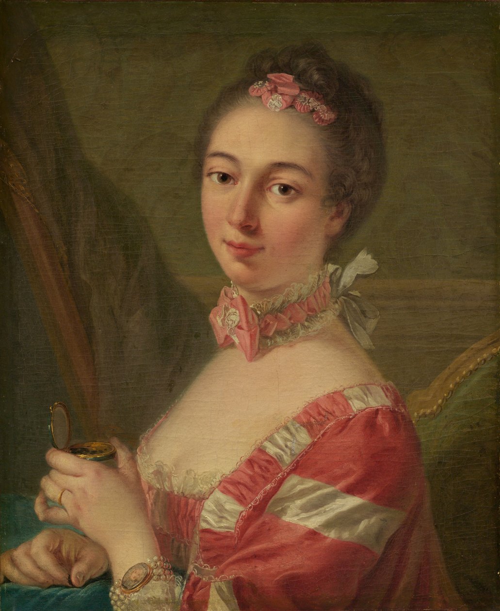 Retrato de una Dama de Follower of Louis Michel Van Loo