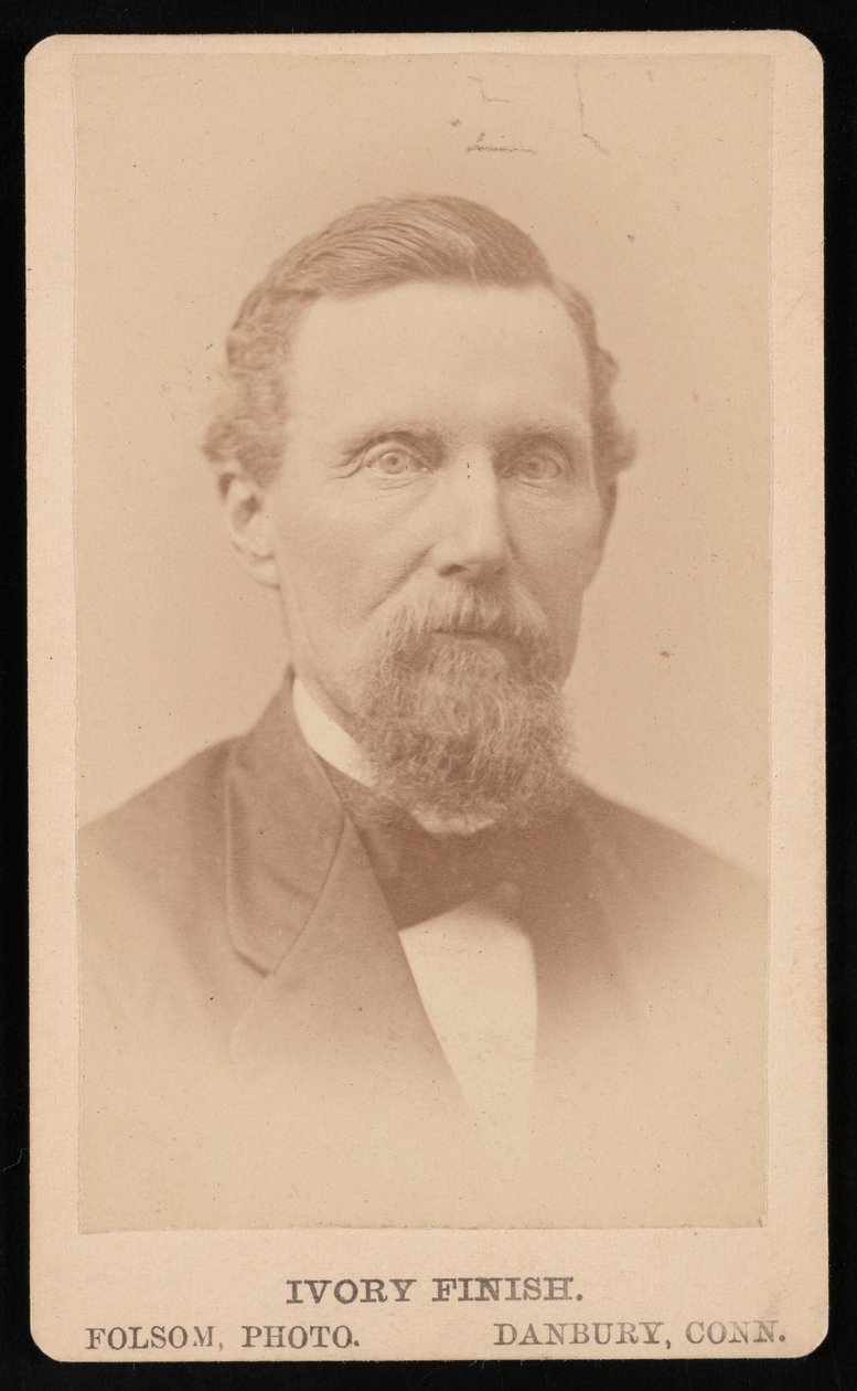 Retrato de B.B. Kellogg, antes de 1876 de Folsom Photo