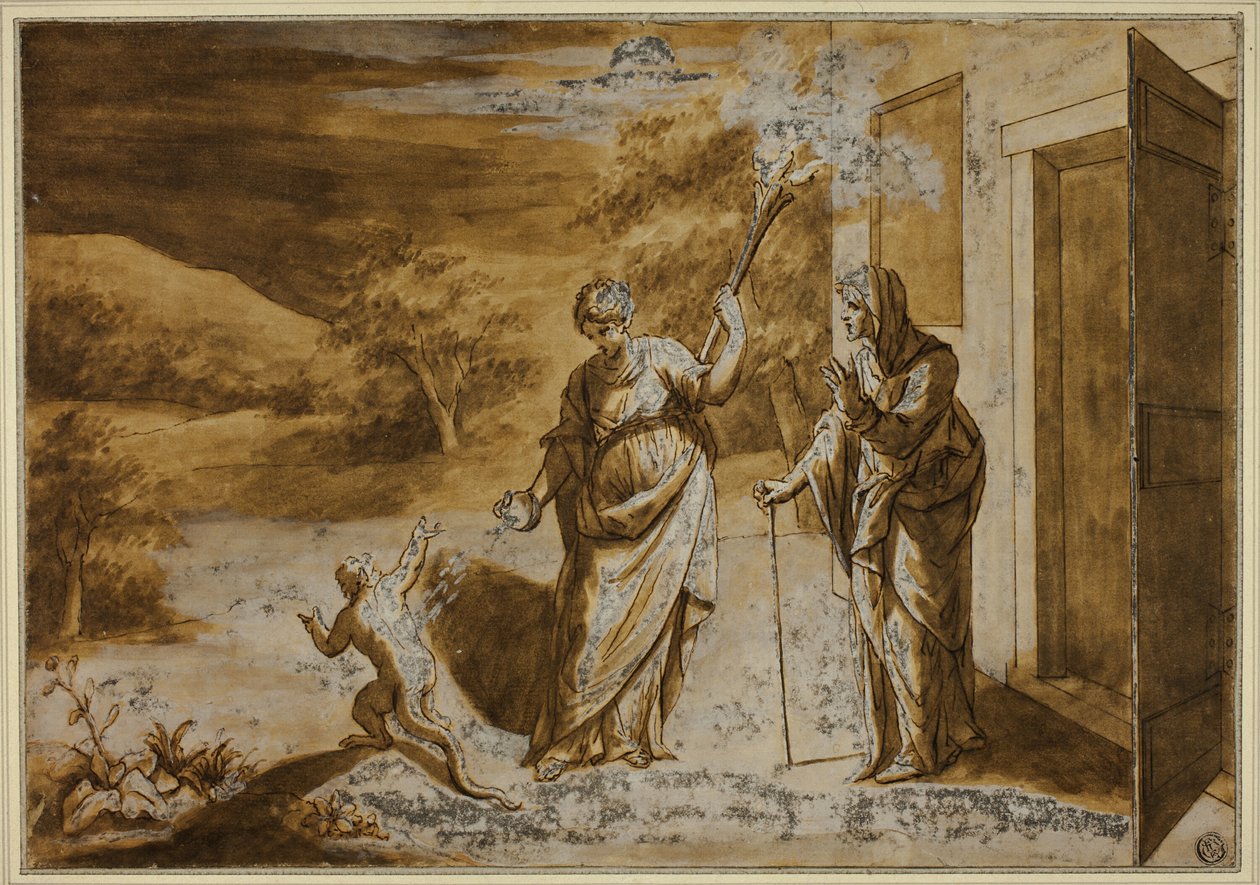 Ceres Transformando al Niño Burlón en un Lagarto de Fontainebleau School