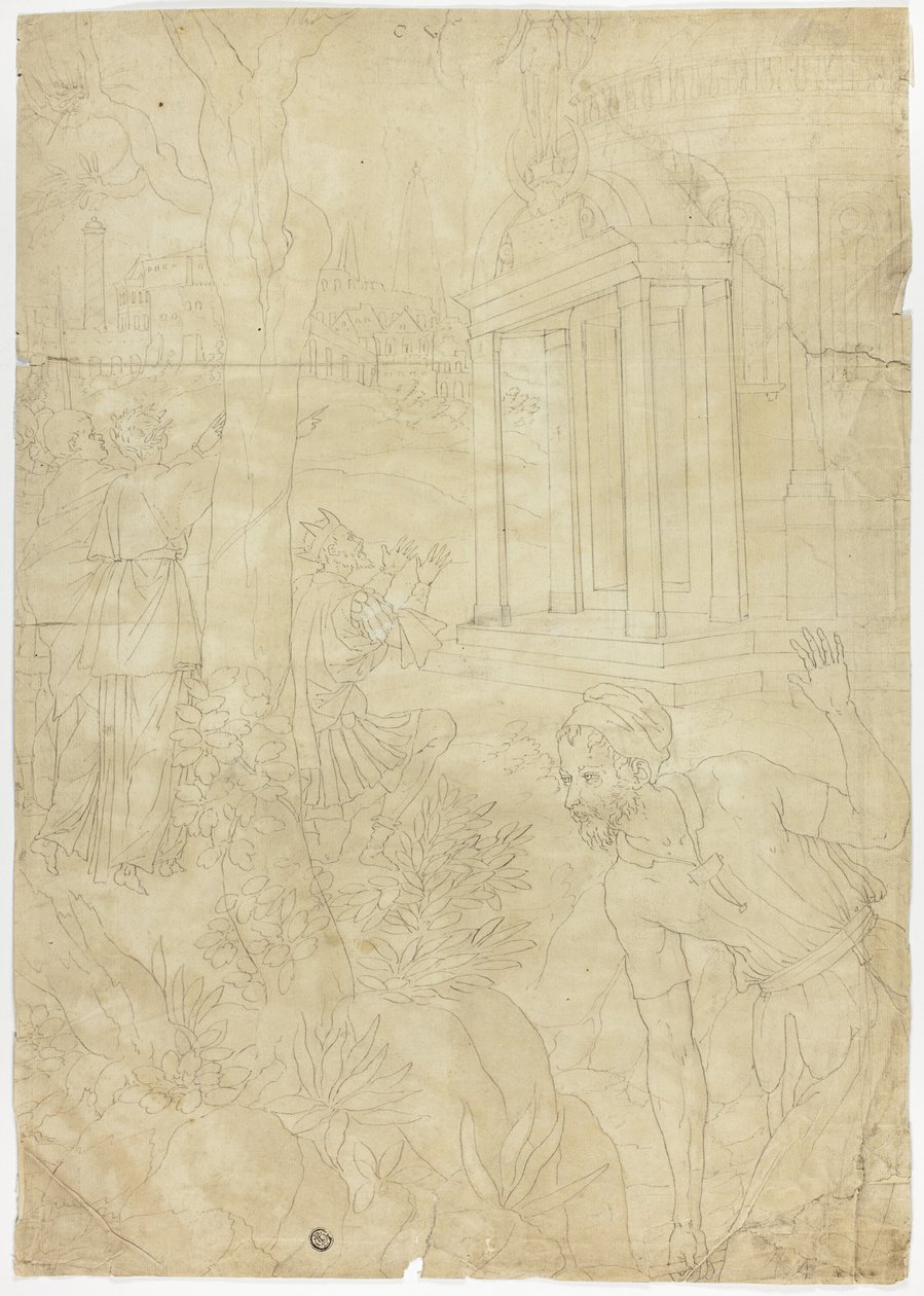 Rey Haciendo Sacrificio en el Templo de Diana de Fontainebleau School