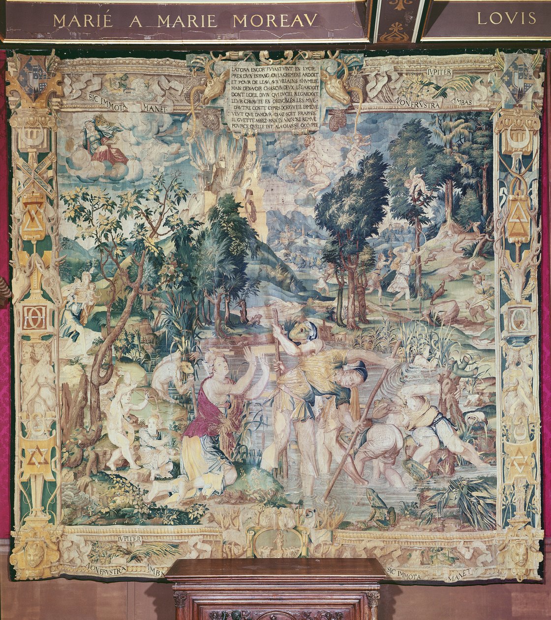 La historia de Latona, de la historia de Diana de Fontainebleau School