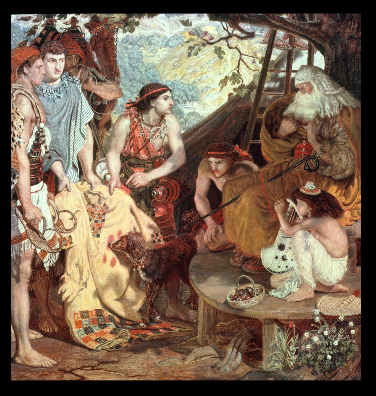 Jacob y la Túnica de José, 1871 de Ford Madox Brown