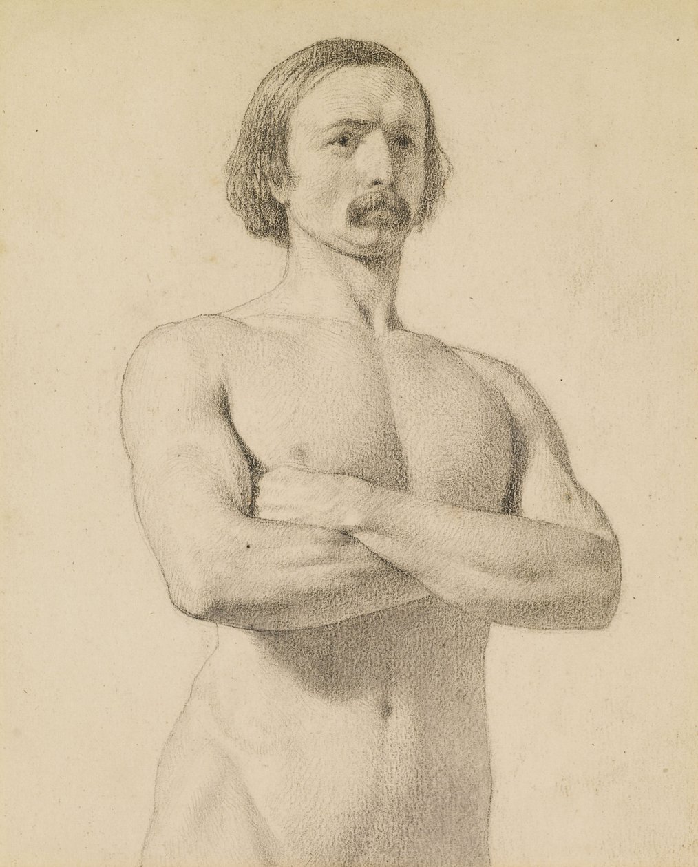 Desnudo masculino de Ford Madox Brown