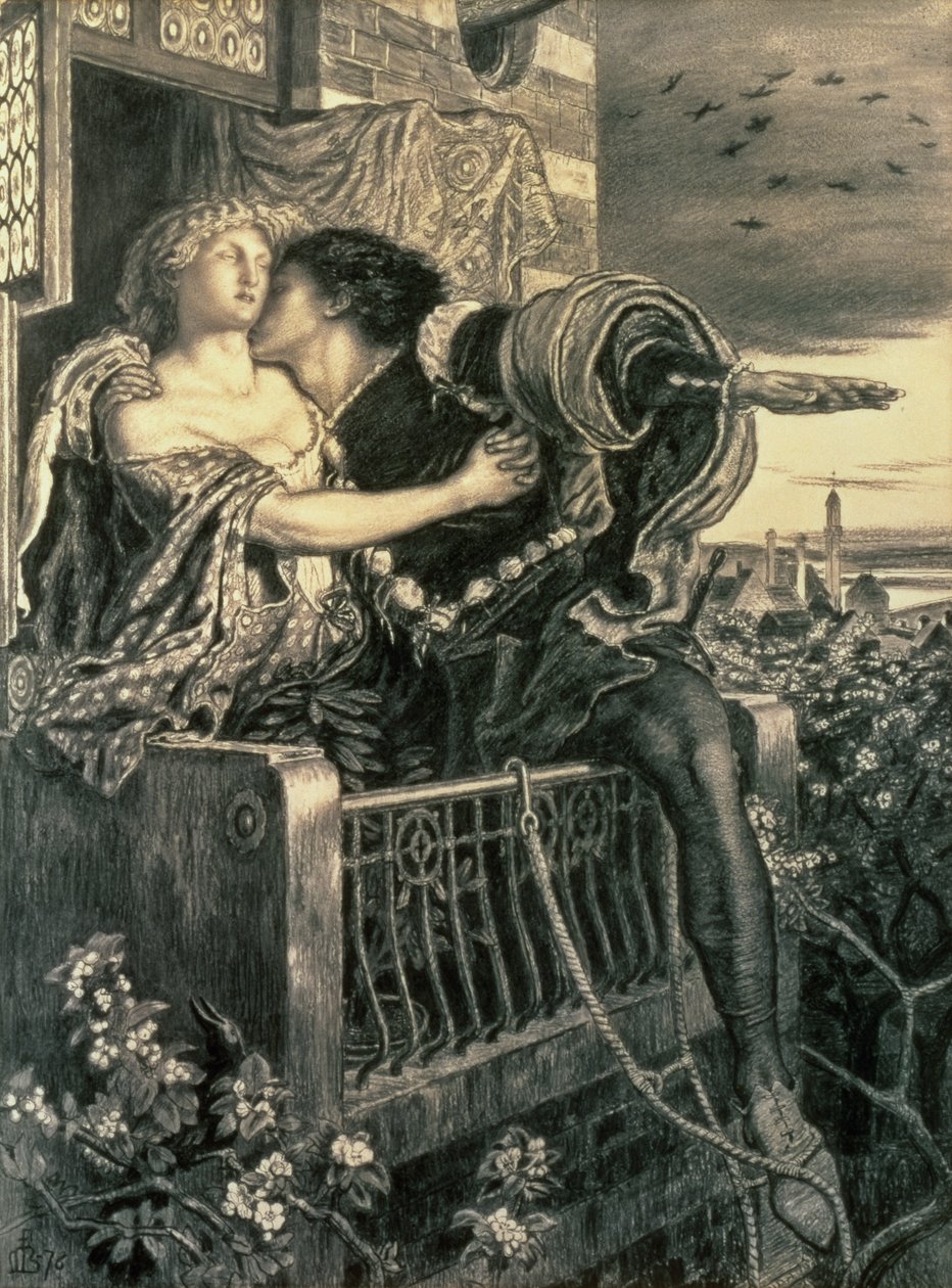 Romeo y Julieta, 1876 de Ford Madox Brown
