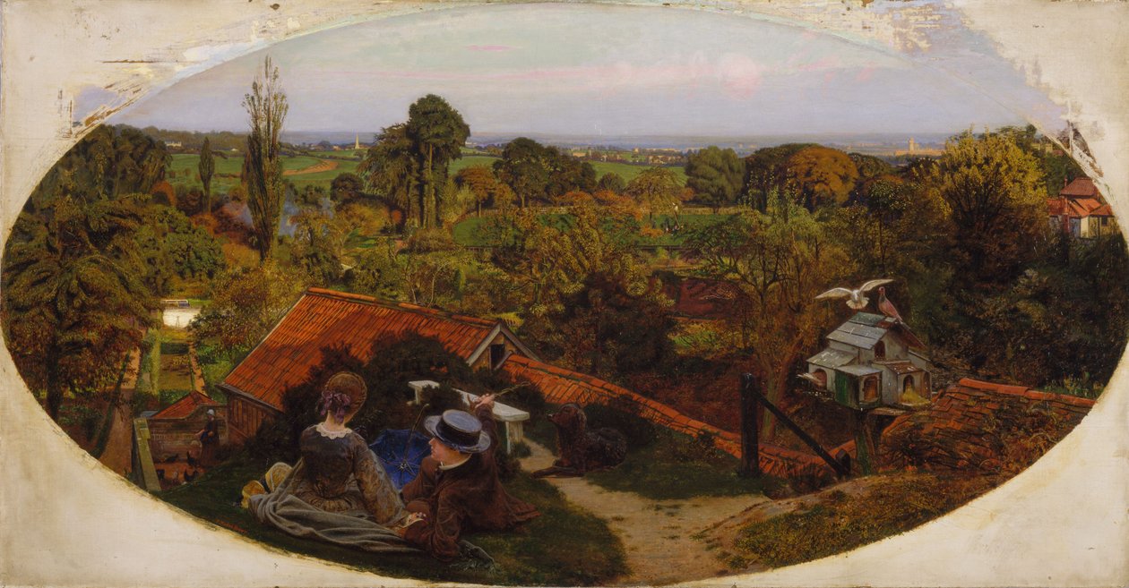 Una tarde de otoño inglés de Ford Madox Brown
