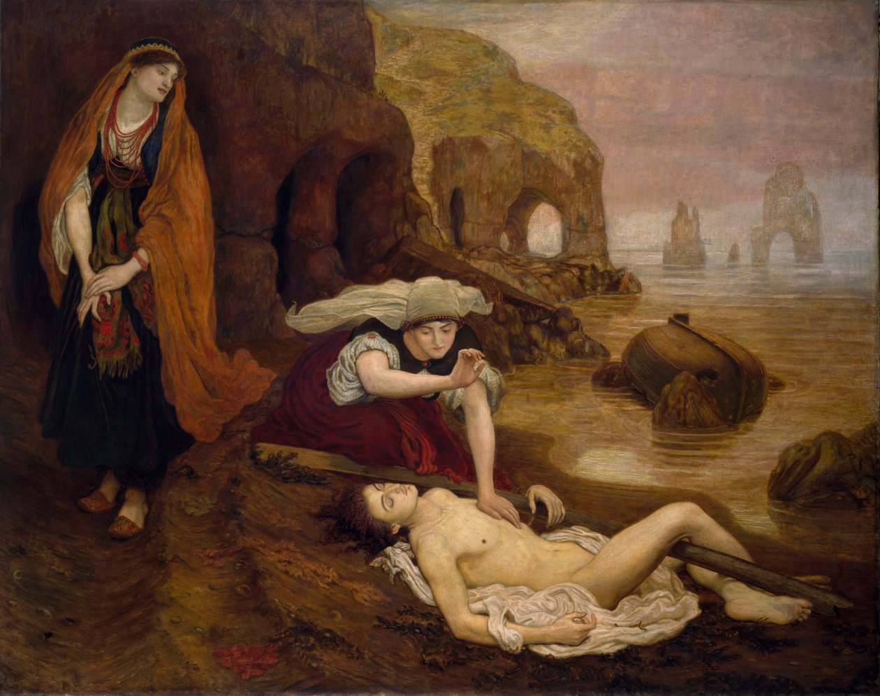 Hallazgo de Don Juan por Haidee de Ford Madox Brown