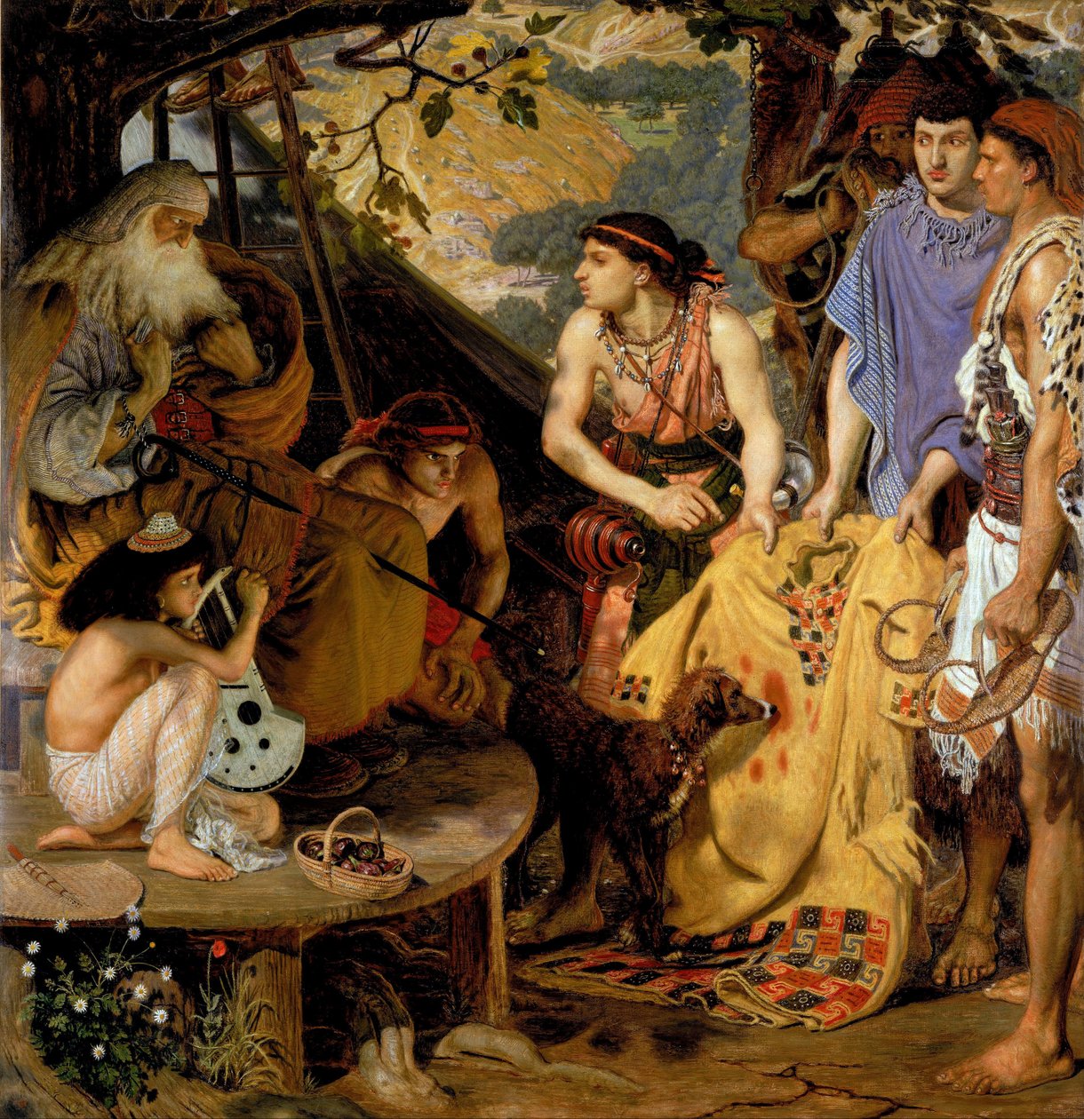 La capa multicolor de Ford Madox Brown