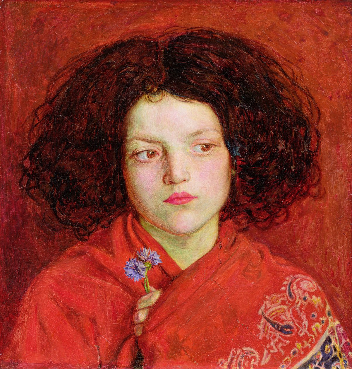La chica irlandesa de Ford Madox Brown