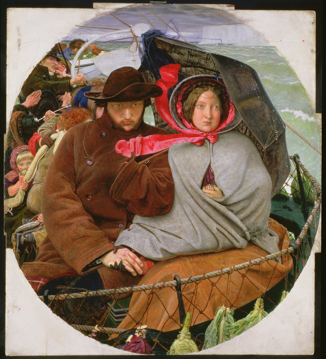 El último de Inglaterra, 1852-55 de Ford Madox Brown